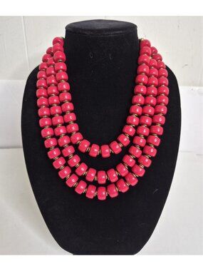 Premier Designs Lipstick Multi Strand Necklace